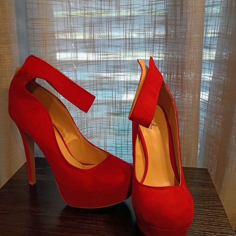 Elegant Red High Heels